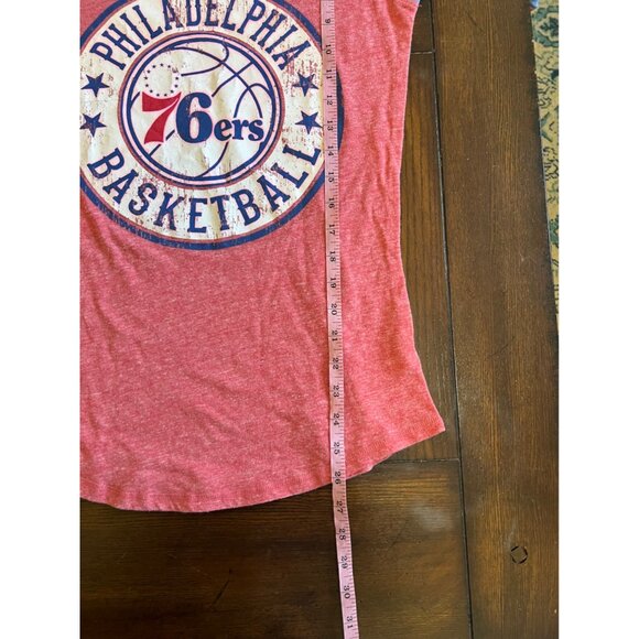 5th & Ocean Philadelphia 76ers NBA Basketball 3/4 Sleeve Top Size Small - Picture 6 of 7